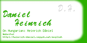 daniel heinrich business card